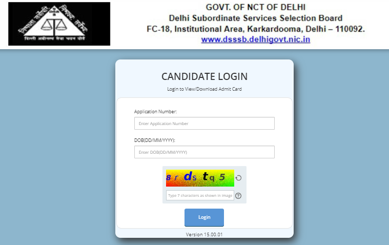 DSSSB Admit Card 2023_50.1